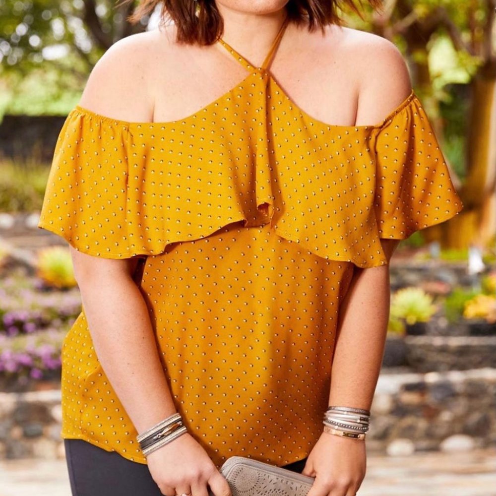 NEW WOMENS PLUS SIZE OFF SHOULDER TOP BLOUSE